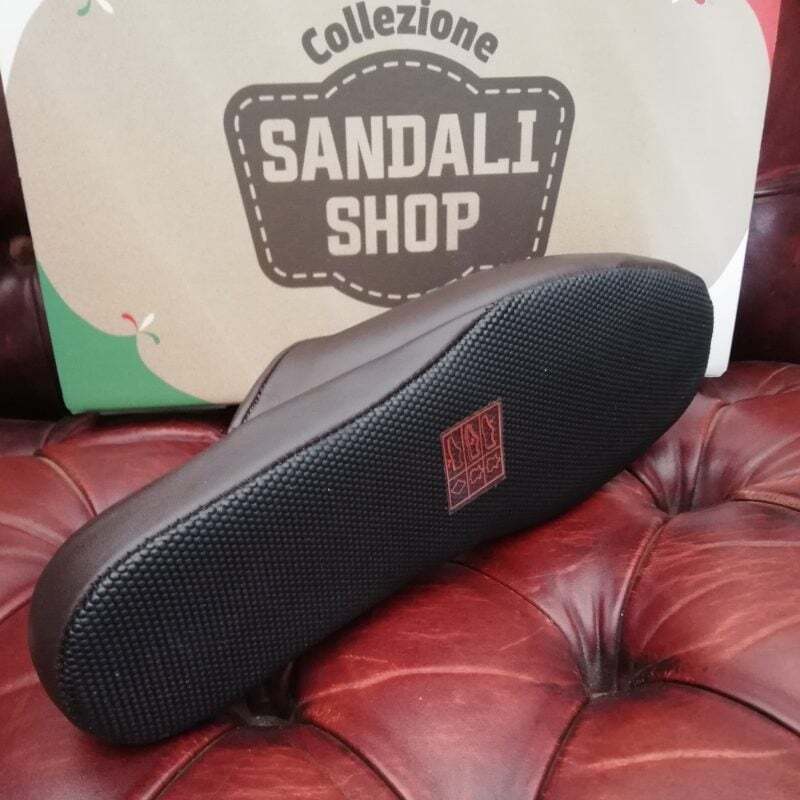 Slippers Men Leather Winter Model Rome