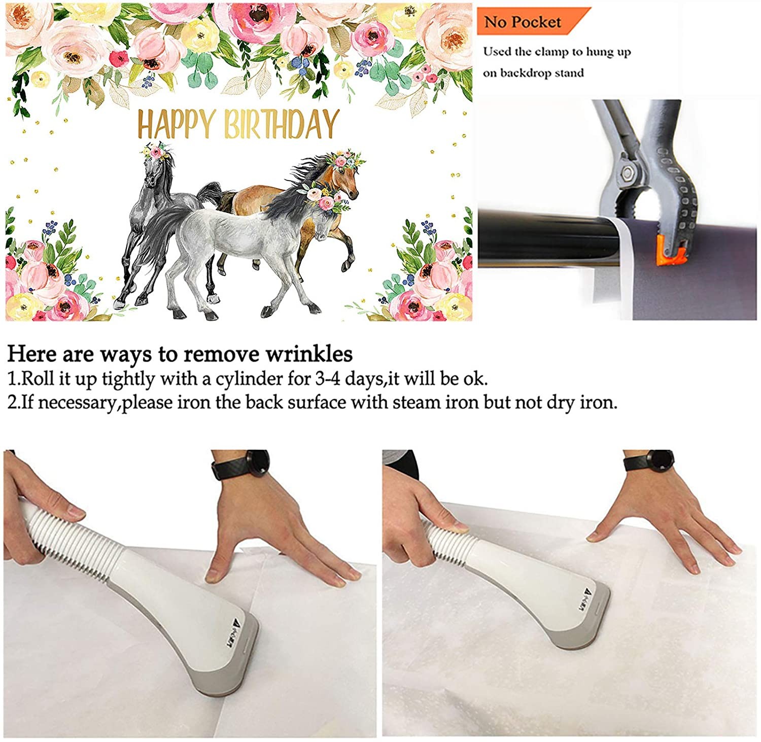 Classic Winnie The Pooh Baby Shower Backdrop Bee Birthday Party Photo Background