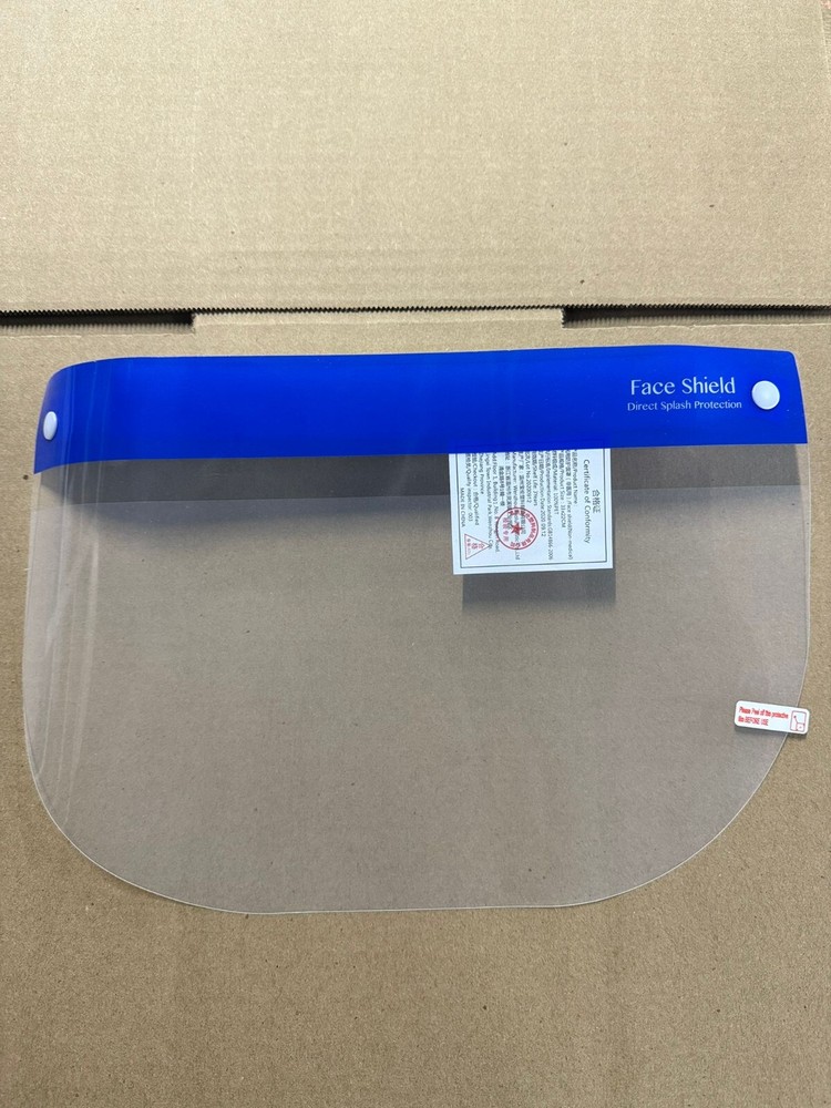 Safety Full Face Shield Reusable Shield Clear Washable 10 PACK ! !!!!