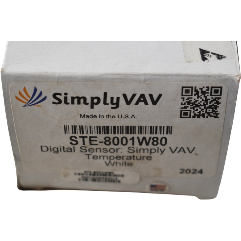 NEW SimplyVAV KMC Controls STE-8001W80 Digital Wall Temperature Sensor White
