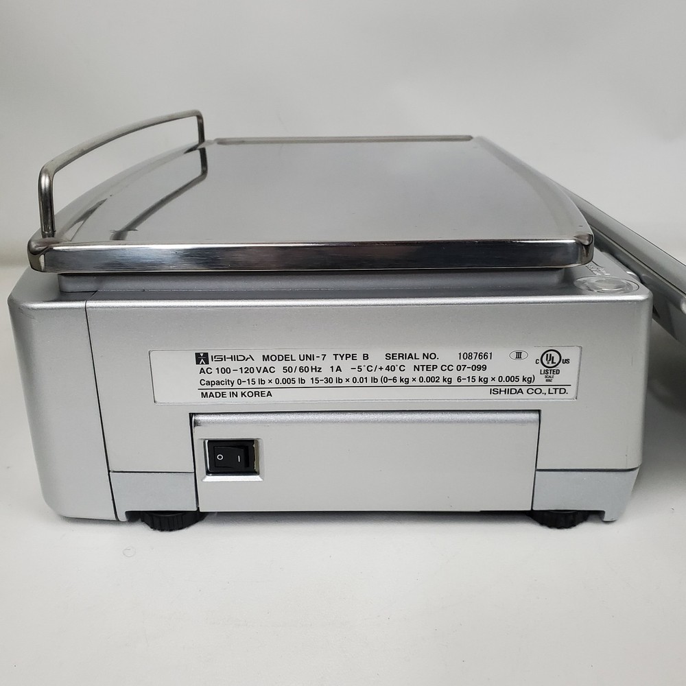 Ishida Uni-7 Computing Retail Scale with Printer