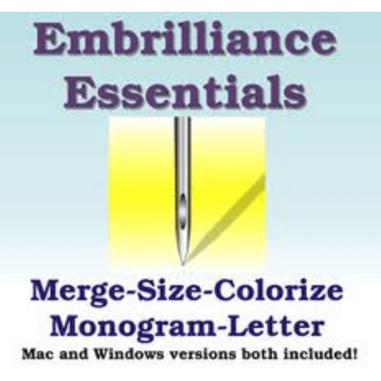 Embrilliance Essentials Embroidery Software