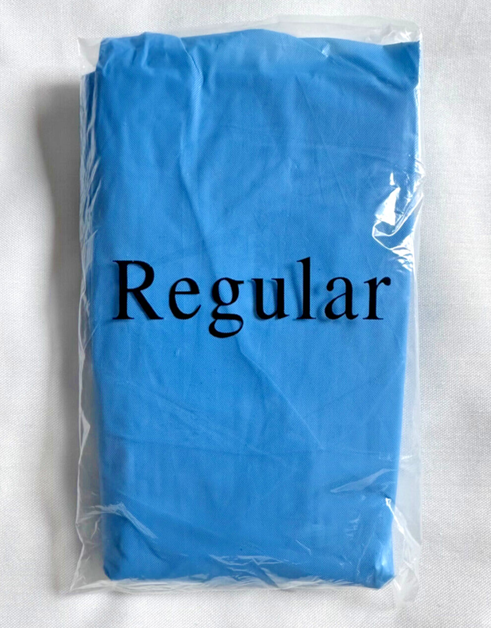 18 Blue Disposable Isolation Gowns, Open Back w/Dual Ties & Sleeve Thumb Holes