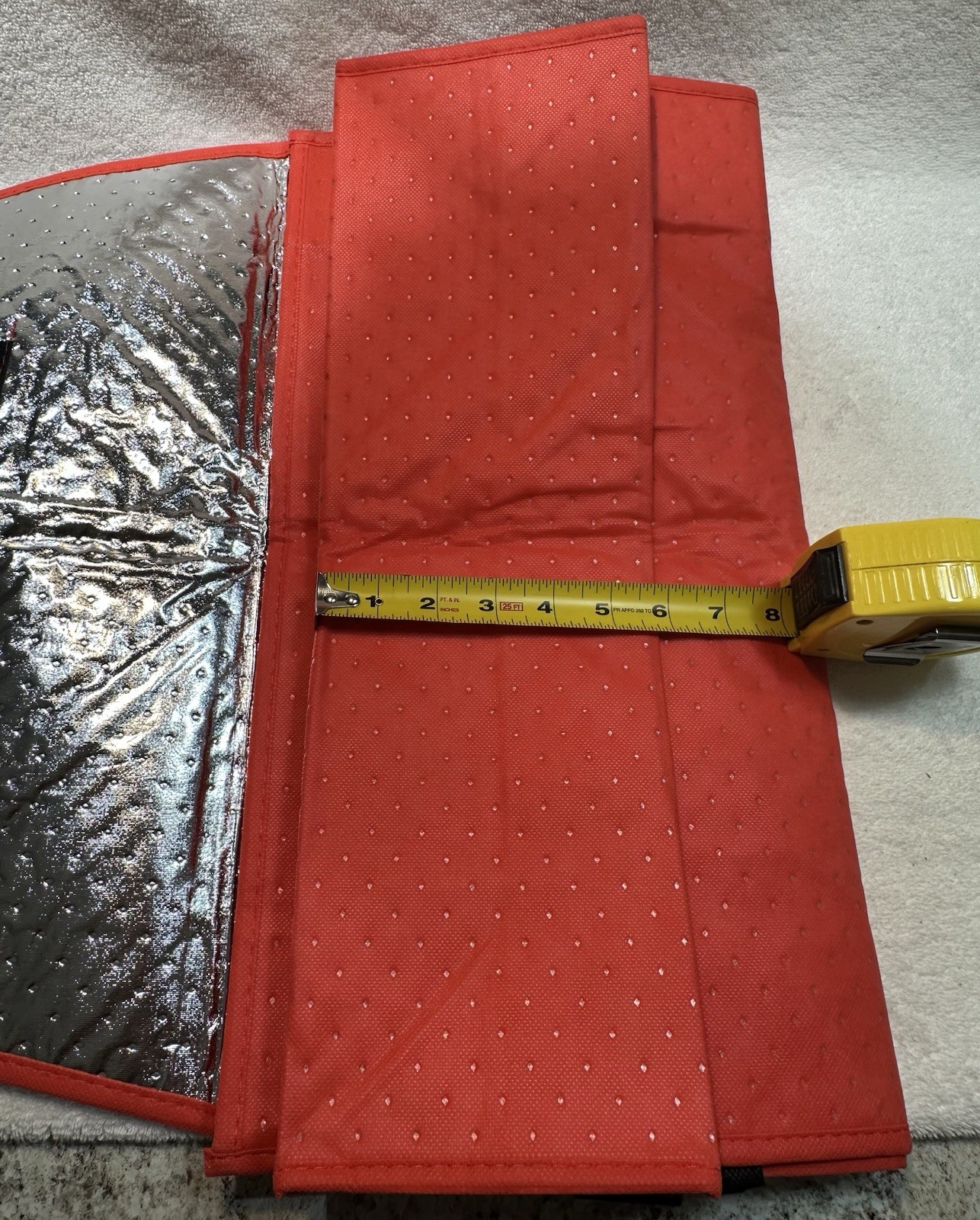 Lot of 4 ~ DOORDASH ~ Large 19x19x5 Insulated Pizza Delivery Bag / Tote ~ ERRORS