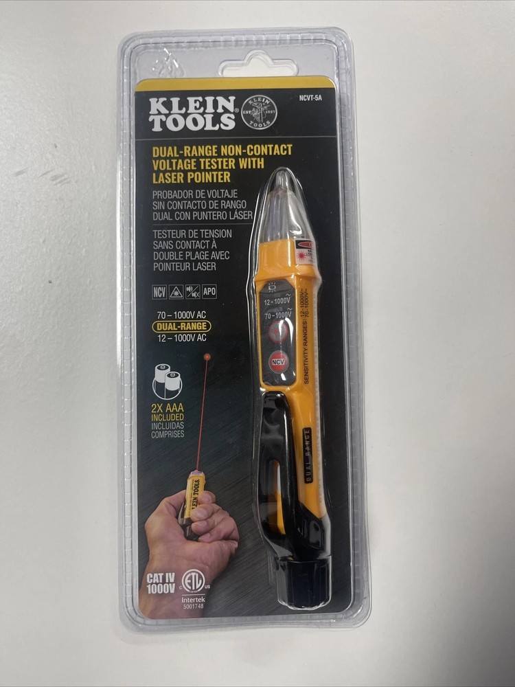 Klein Tools NCVT-5A Voltage/Continuity Tester Brand New