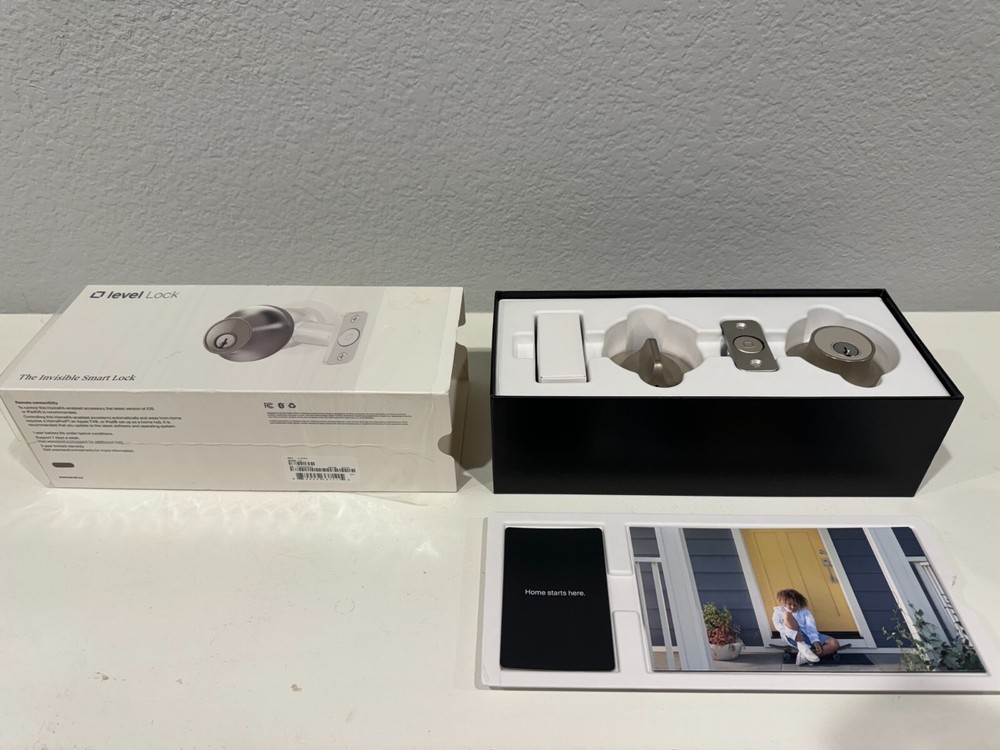 Level lock smart lock — new/open box, satin chrome finish