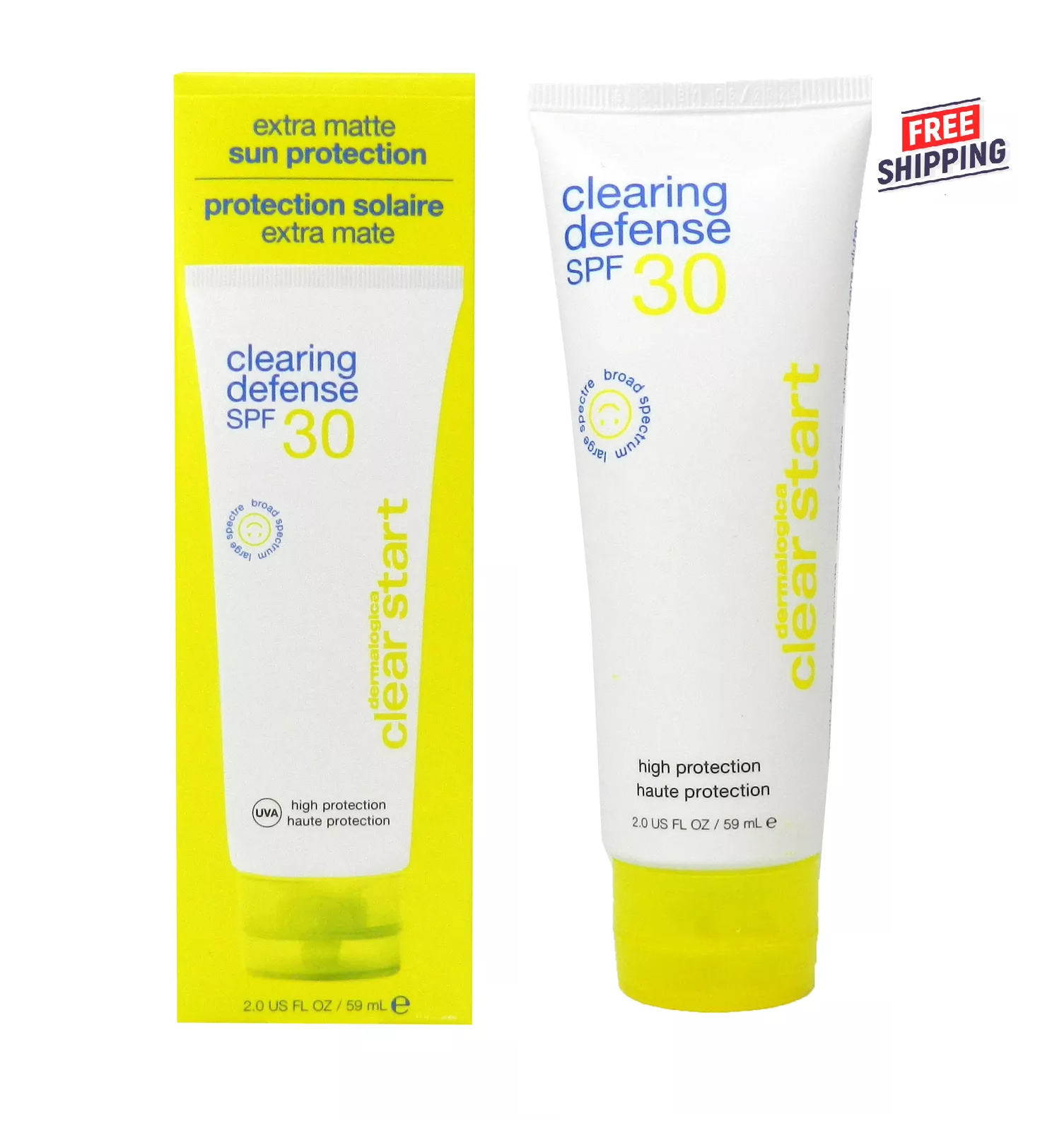 Dermalogica Clear Start Clearing Defense SPF 30 Sunscreen Moisturizer 2oz 11/26