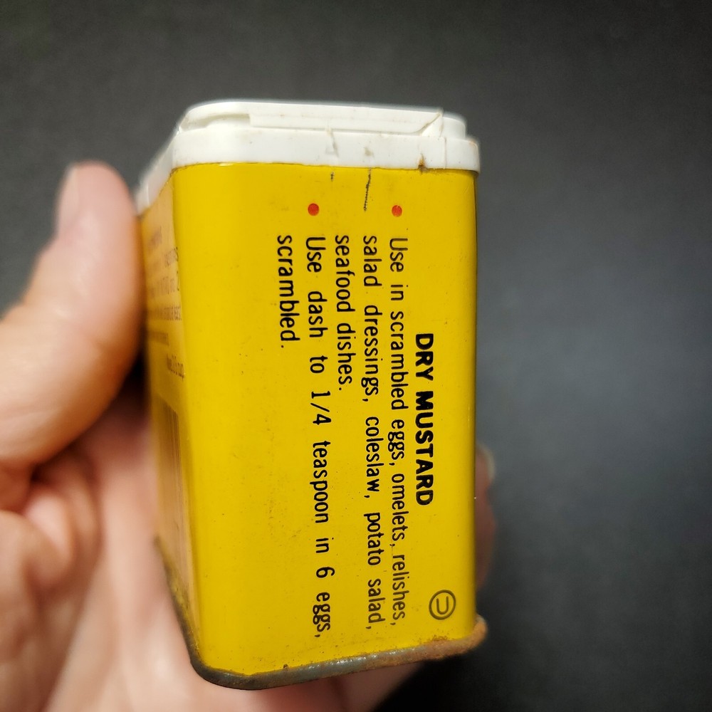 VINTAGE McCORMICK MUSTARD TIN