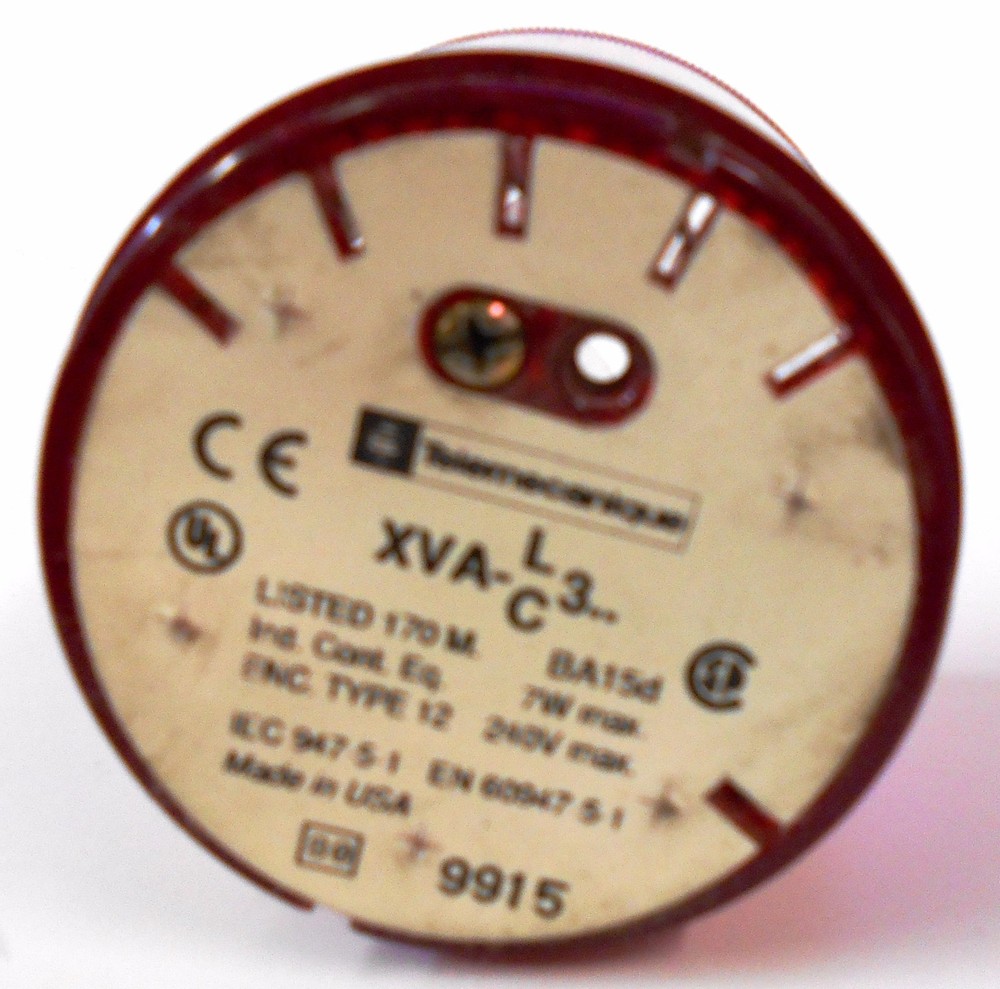 TELEMECANIQUE XVA-LC3 RED STACK LIGHT, 240V MAX