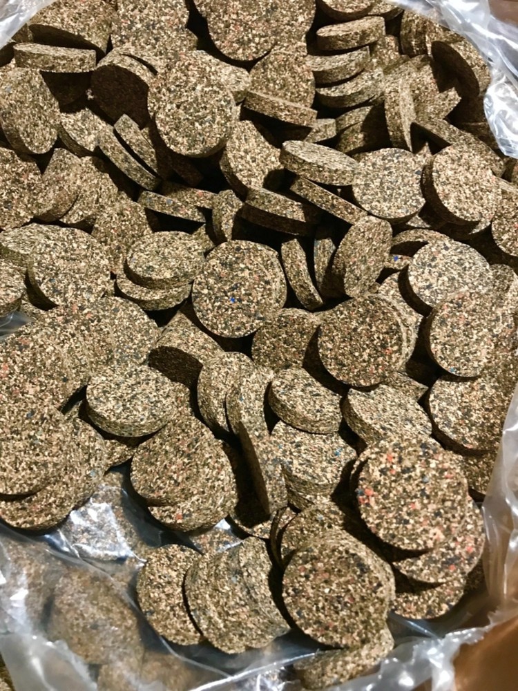 Cork Rings, 12 Mixed Grain Rubberized, Solid,  Great Quality!