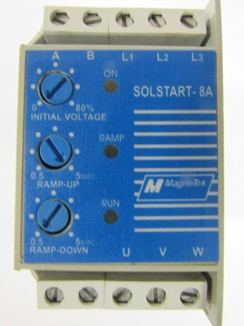 MAGNETEK SOLSTART-8A MINIATURE ANALOG SOFT STARTER **XLNT**