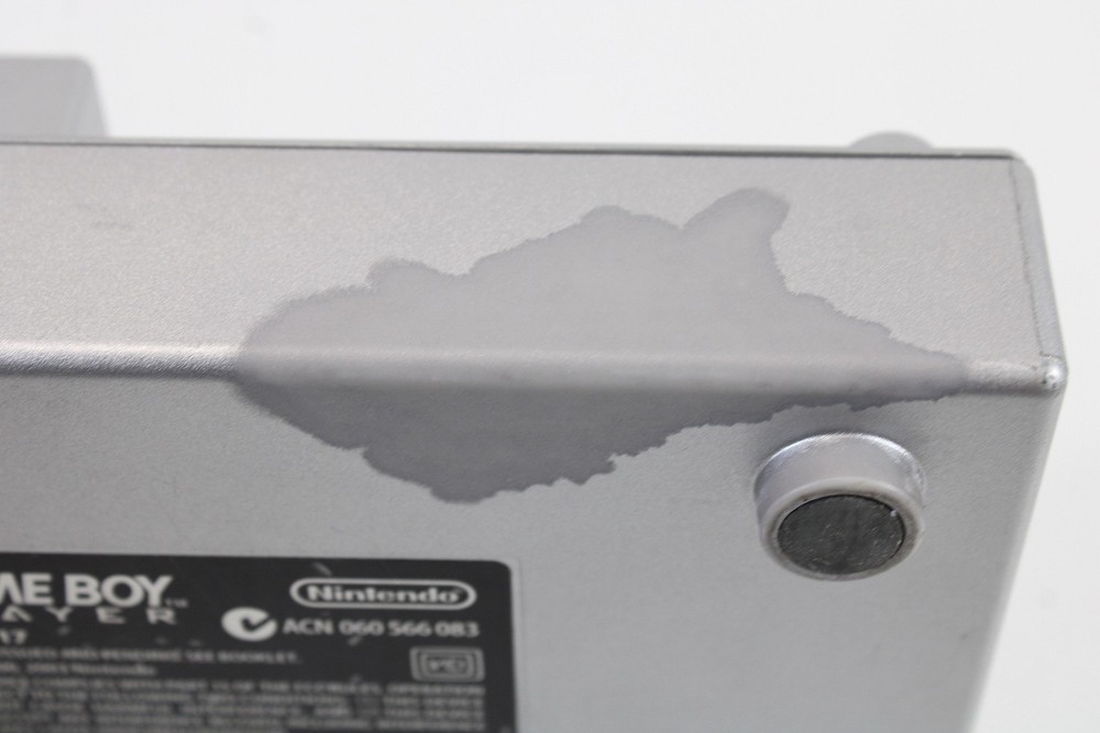 Nintendo GameCube Gameboy Advance GBA Player Replacement Shell Only Silver KPG62