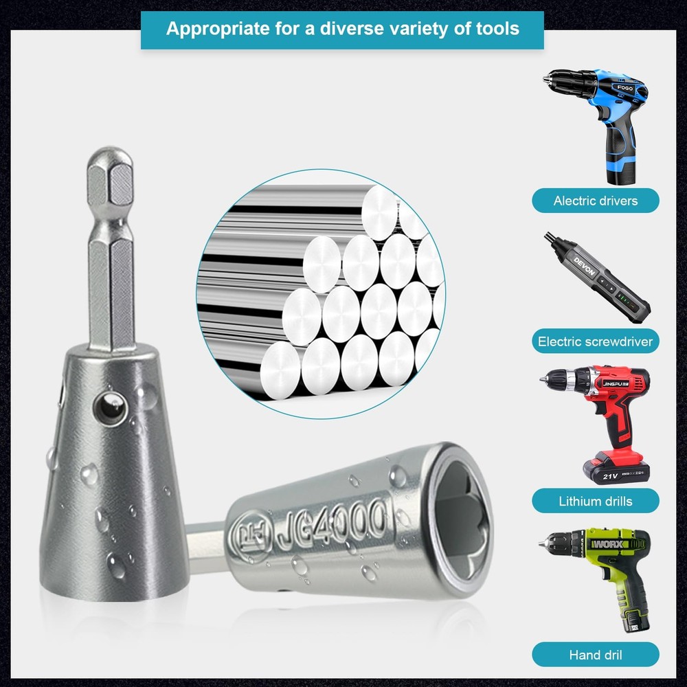4 Pcs Upgraded Wire Twister Tool for Drill 2025 Version, Multifunctional Wire...