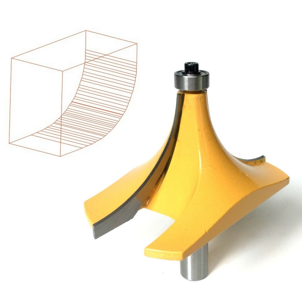 1pc 1/2" SH 1-1/2" Radius Round Over Router Bit S