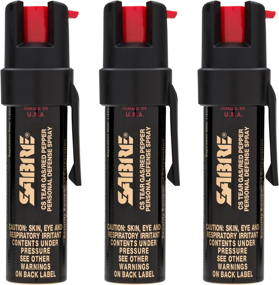 Advanced Pepper Spray, 3-In-1 Formula Contains Maximum Strength Pepper Spray,...
