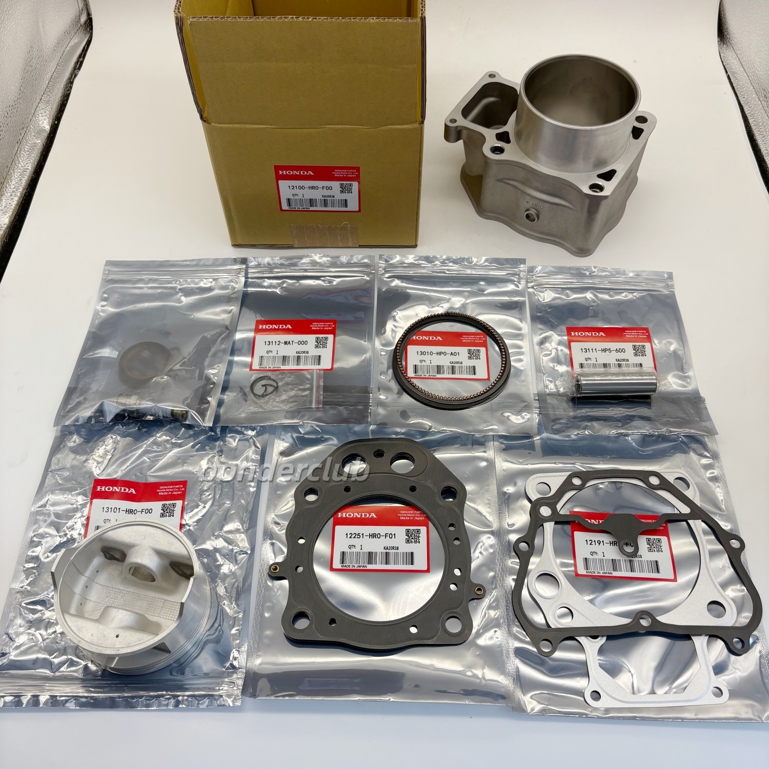 NEW Cylinder Piston Top End Rebuild Kit For 2012-2019 Honda For TRX 500 Foreman