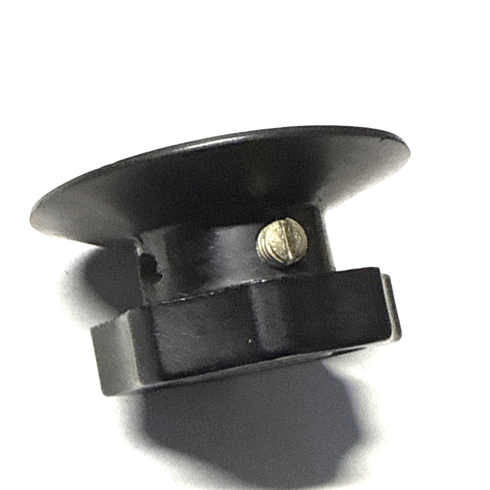 one black knob with skirt OD=44 mm