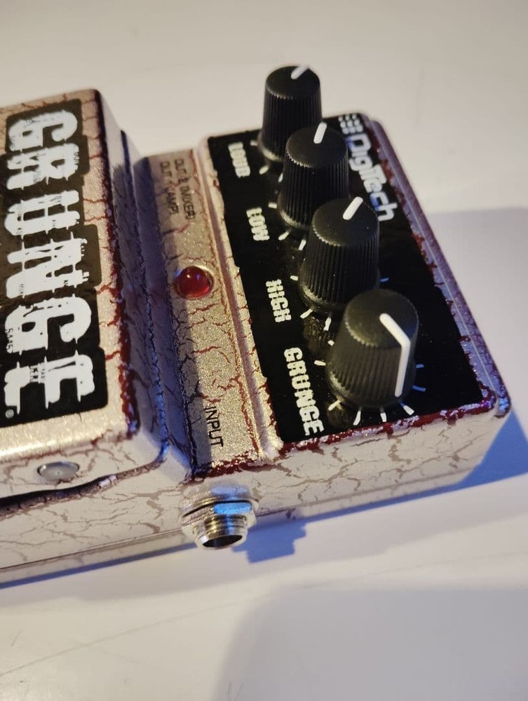 DigiTech Grunge Distortion Guitar Effects Pedal Operation Confirmed with Box