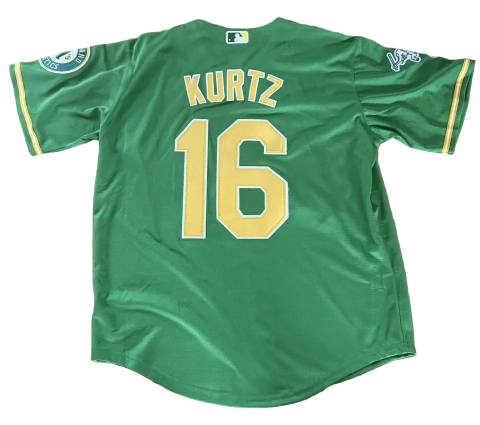 Nick Kurtz Oakland Athletics Jersey Size L