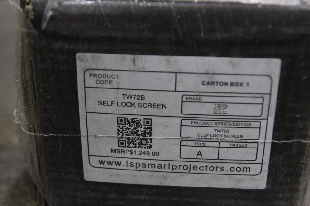 LSP TW72B Digital Projector Self Lock Screen