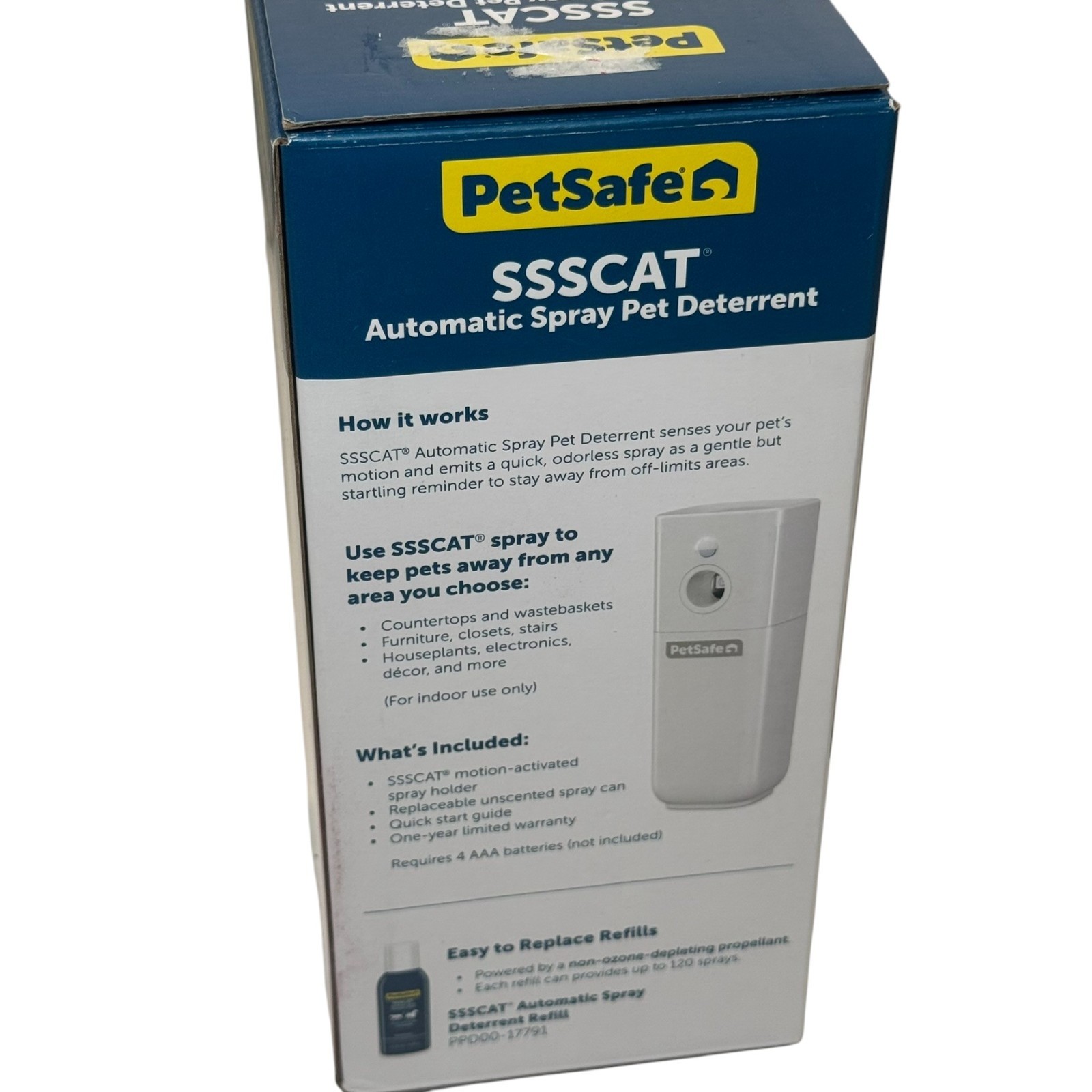 PetSafe SSSCAT Automatic Spray Cat Dog Deterrent Motion-Activated PPD00-17617
