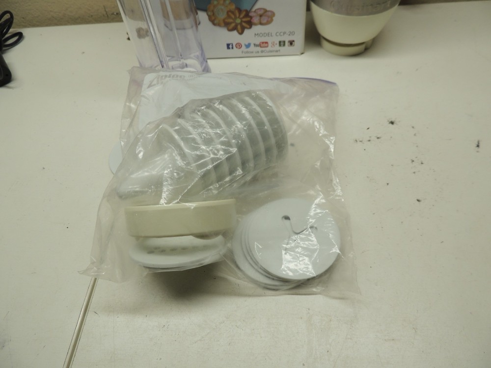 Cuisinart Electric Cookie Press CCP-20 8 Discs 8 Tips COMPLETE