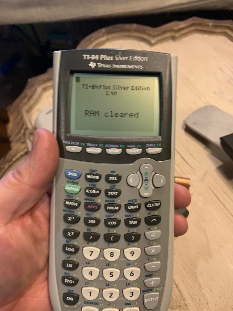 ti 84 plus silver edition- Tested- Works