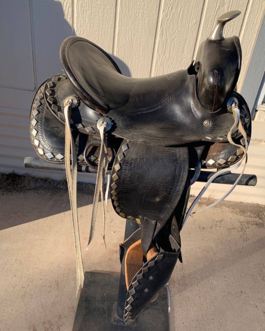 Vintage Western Pony Saddle 12" w/Taps Poco Bueno Bridle Reins Tack Lot