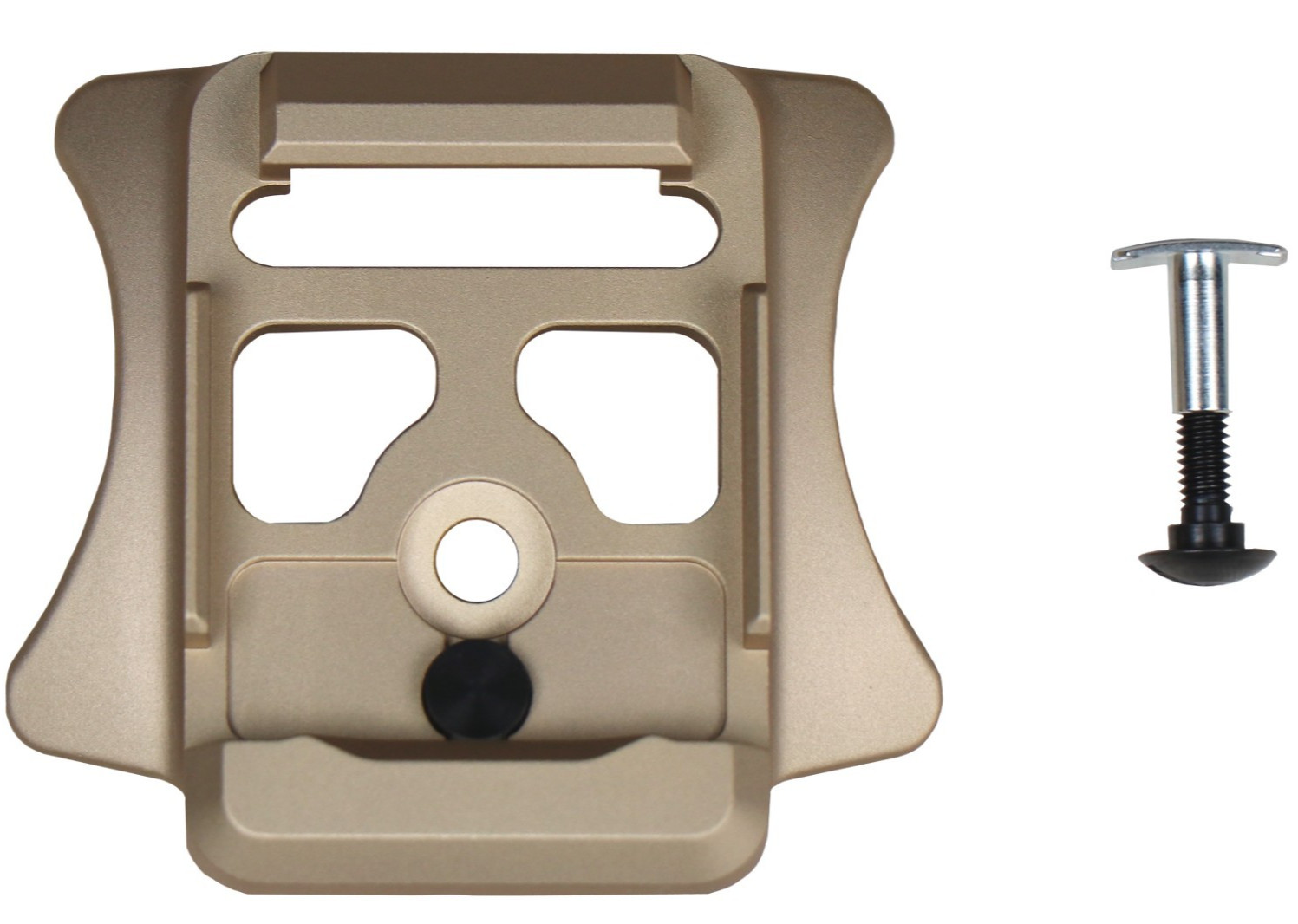 NEW - USMC Coyote Brown ECH NVG Mount Bracket Shroud Helmet Screw Night Vision