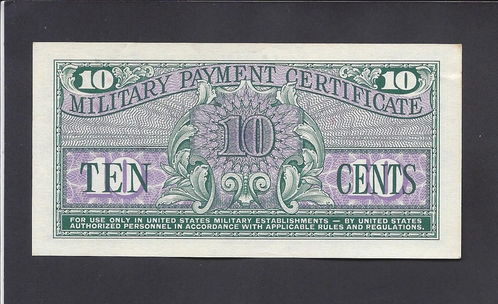 MPC - 10 CENTS SERIES 611 @ A-UNC @
