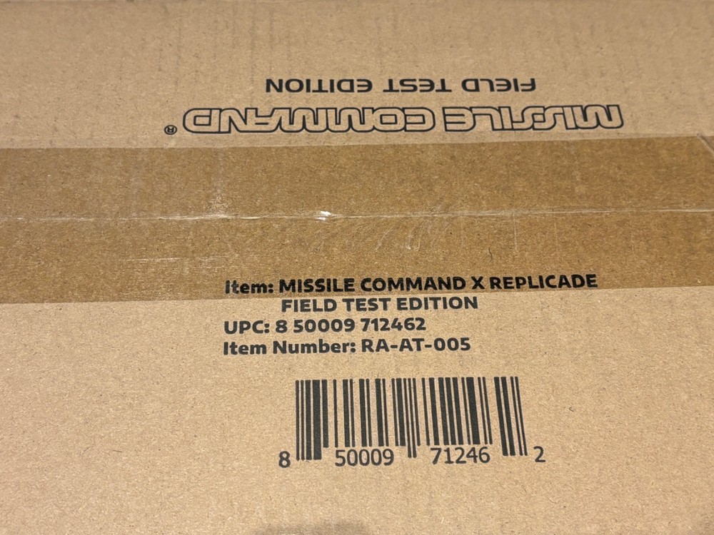 Replicade MISSILE COMMAND - Ltd FIELD TEST EDITION 1/6 Scale 12" Arcade - NEW