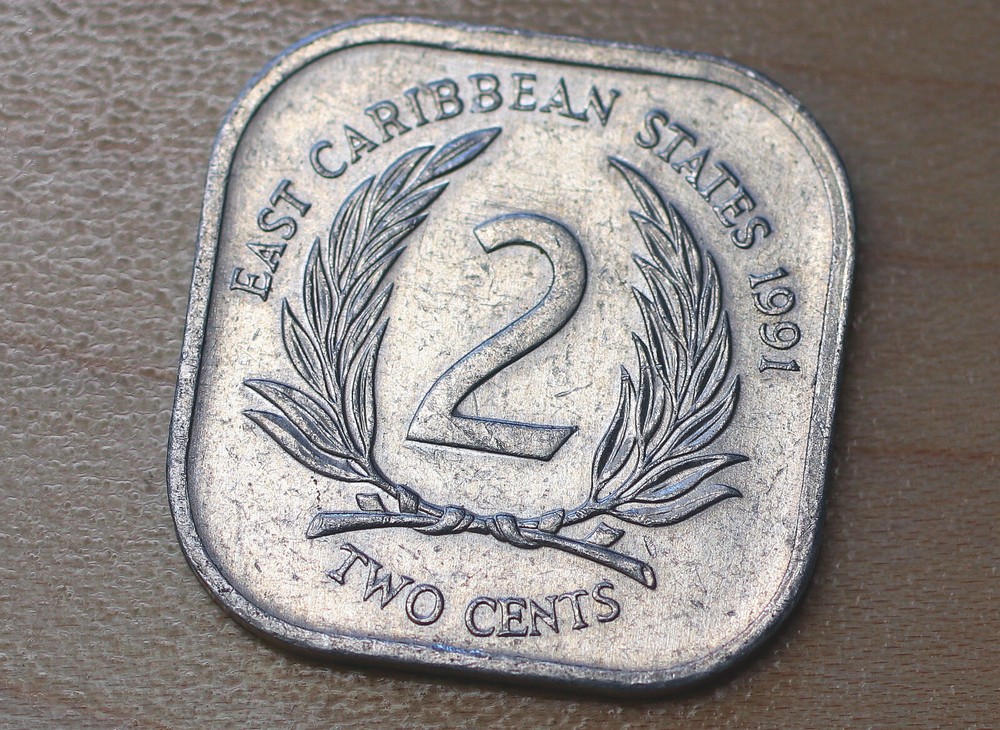1991 East Caribbean States 2 Cents