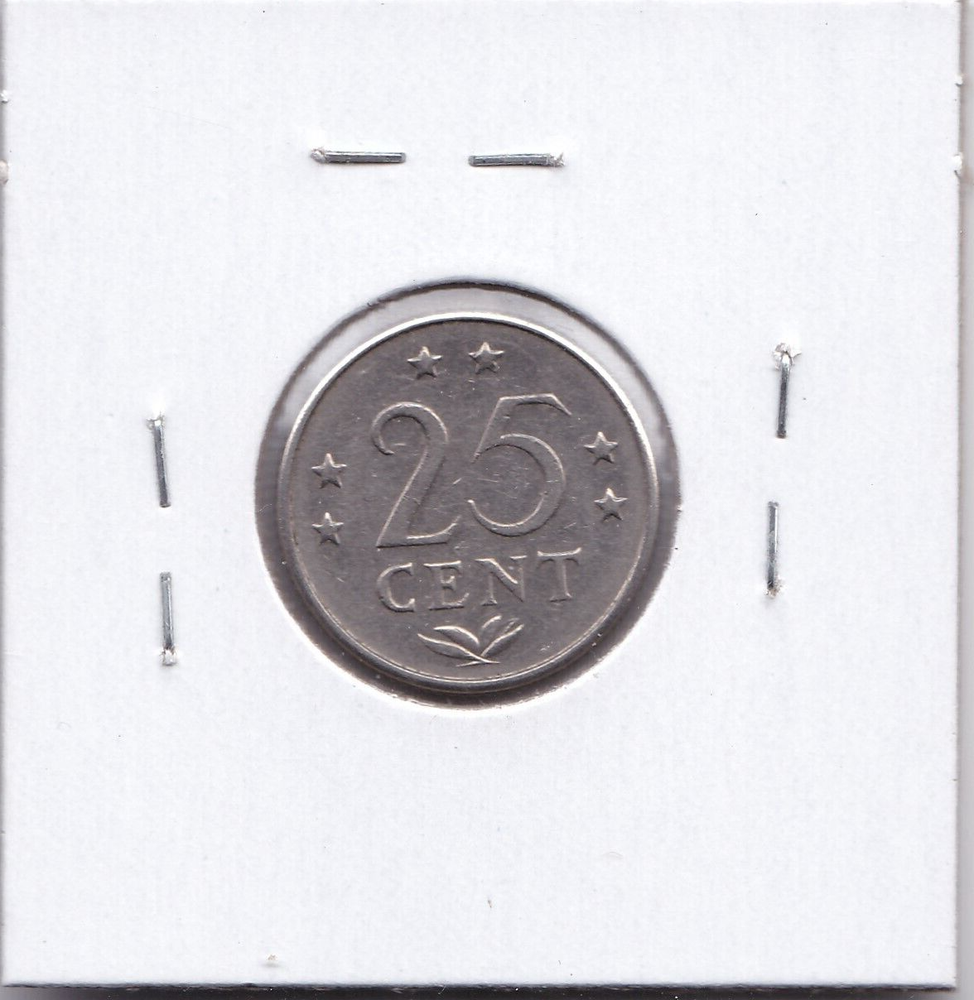 1970 Netherland Antilles 25 Cent