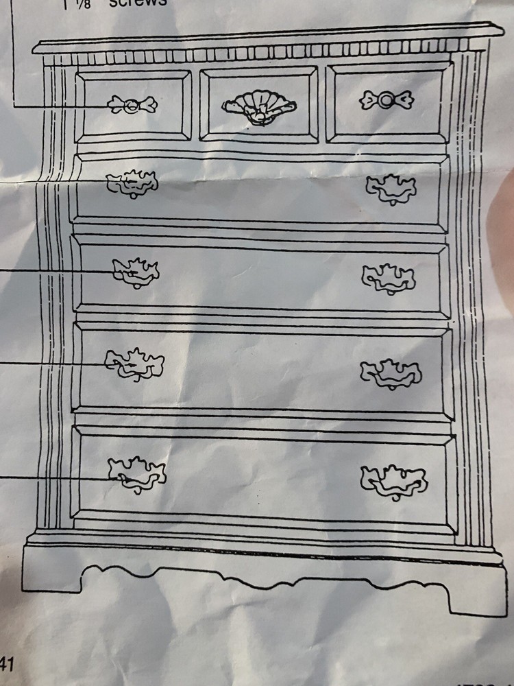 BPC10427 Drawer DROP BAIL Pull Handle (15) & BPC18032 Knob & Back Plate (4)