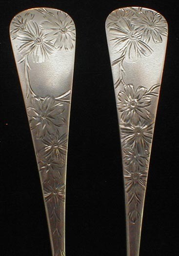 Gorham CHRYSANTHEMUM 2pc salad set - NM