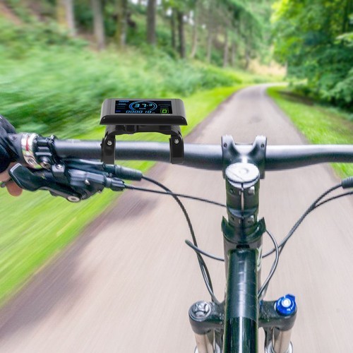 LCD Display Electric Bicycle Display Screen E-Bike Multicolor Screen Rectangle