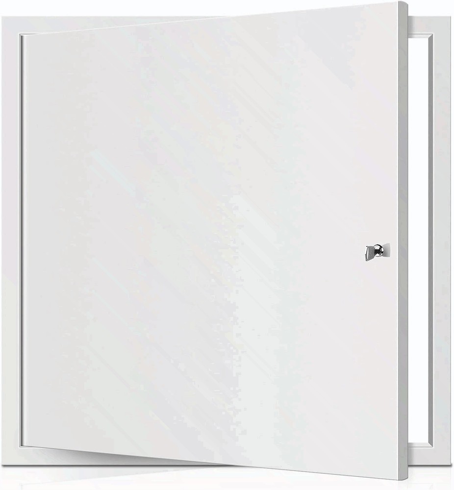 Access Panel for Drywall, 22 x 22 inch with Lock and Key, for Ceiling, White
