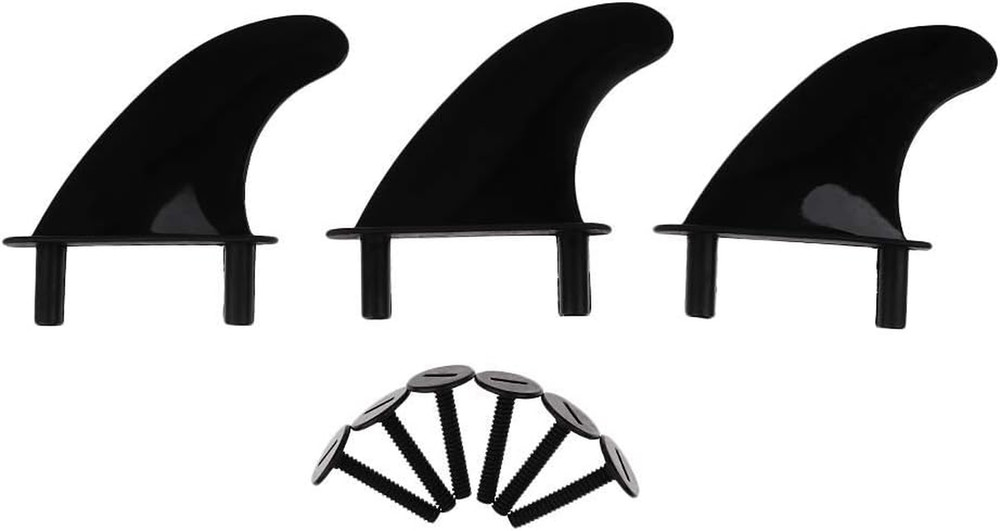 SBS Soft Top Surfboard Fin Set of 3