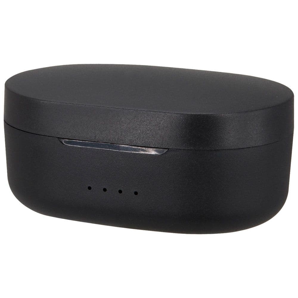 Black Truly Wireless Bluetooth with Rechargeable Case and Quick Charge, Sweatpro