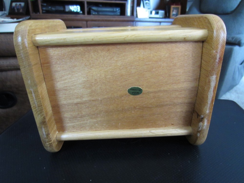 Wood Remote Control Caddy / Organizer / Storage - Light Wood