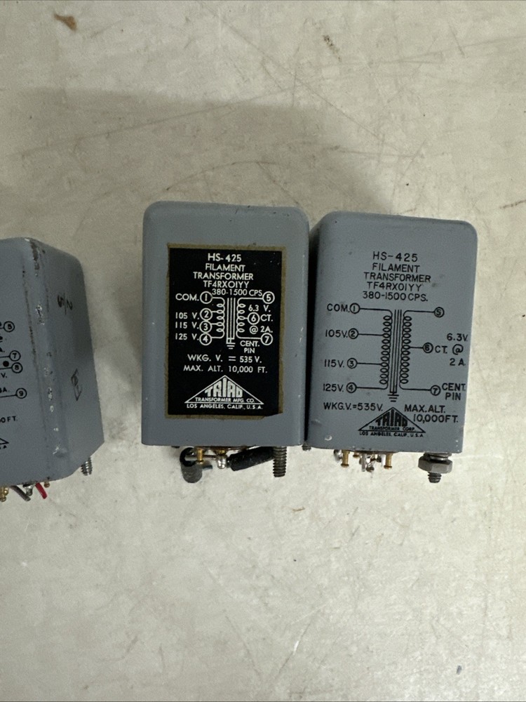 (4) Triad HS-443 425 transformers