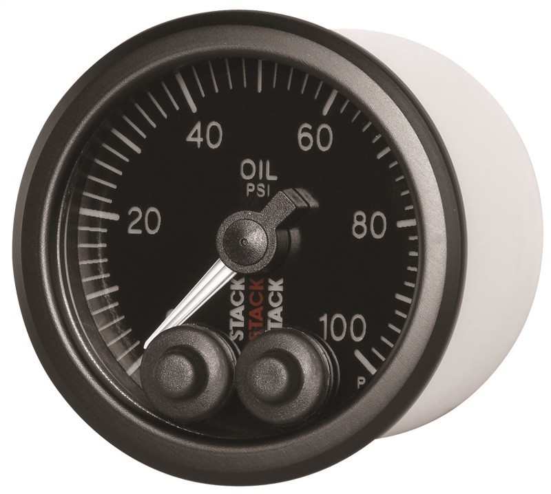 AutoMeter Stack Instruments Pro Control 52mm Oil Pressure Gauge 0-100 PSI