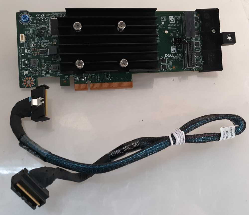 Dell EMC PERC H355 0VCV6T SAS PCIe Controller w/ Controller Cage + Cable