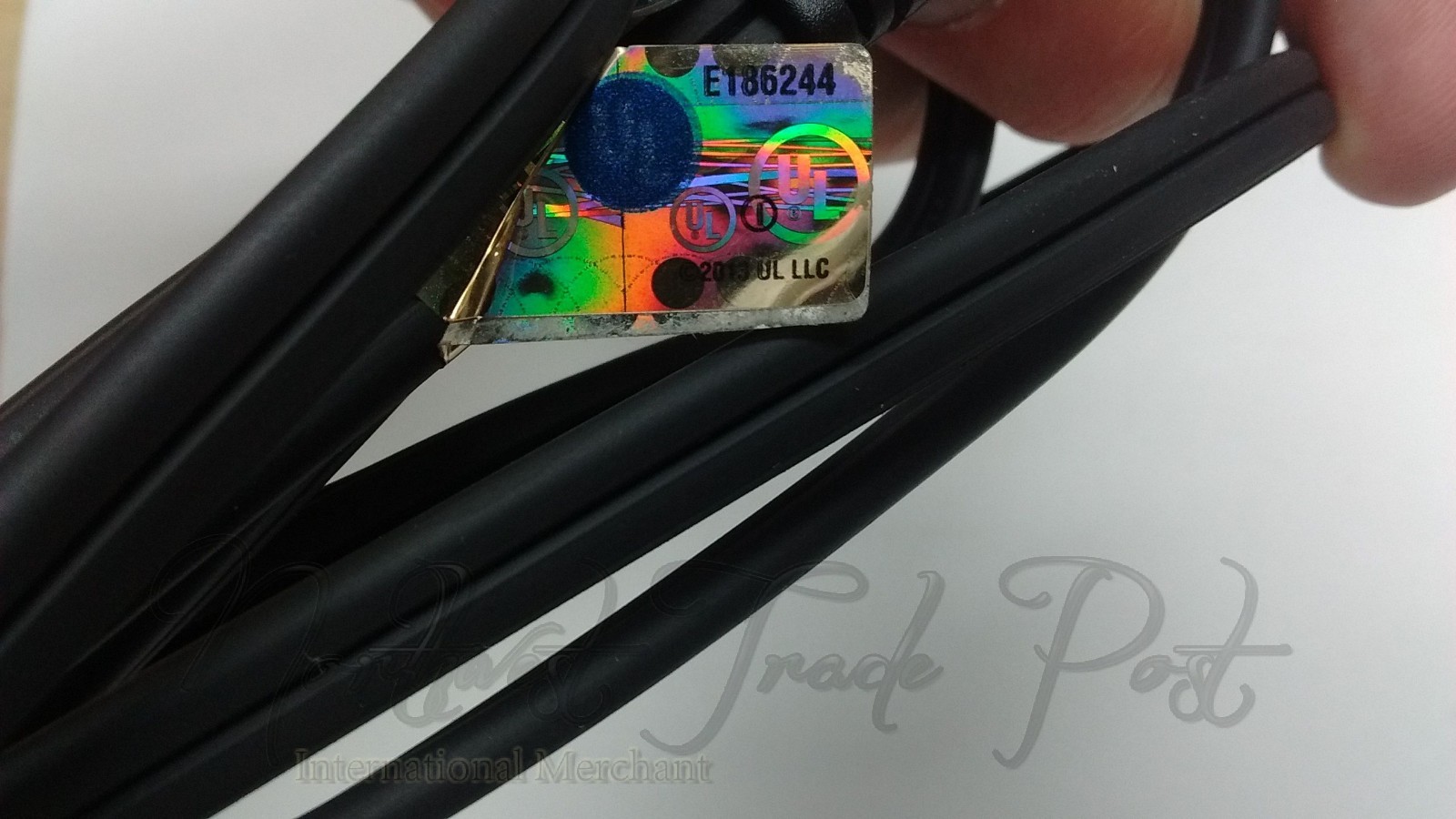 New 6' Vintage Appliance Replacement Power Cord 11/16" Center To Center Contacts