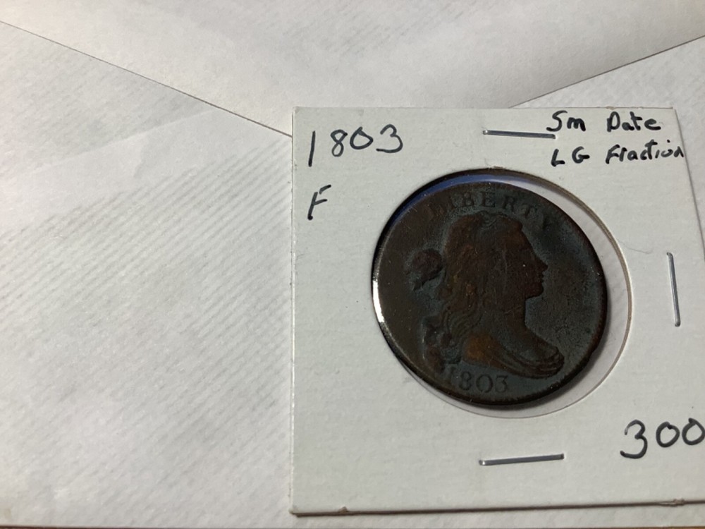 1803 Draped Bust Large Cent Sm Date & Lg Fraction