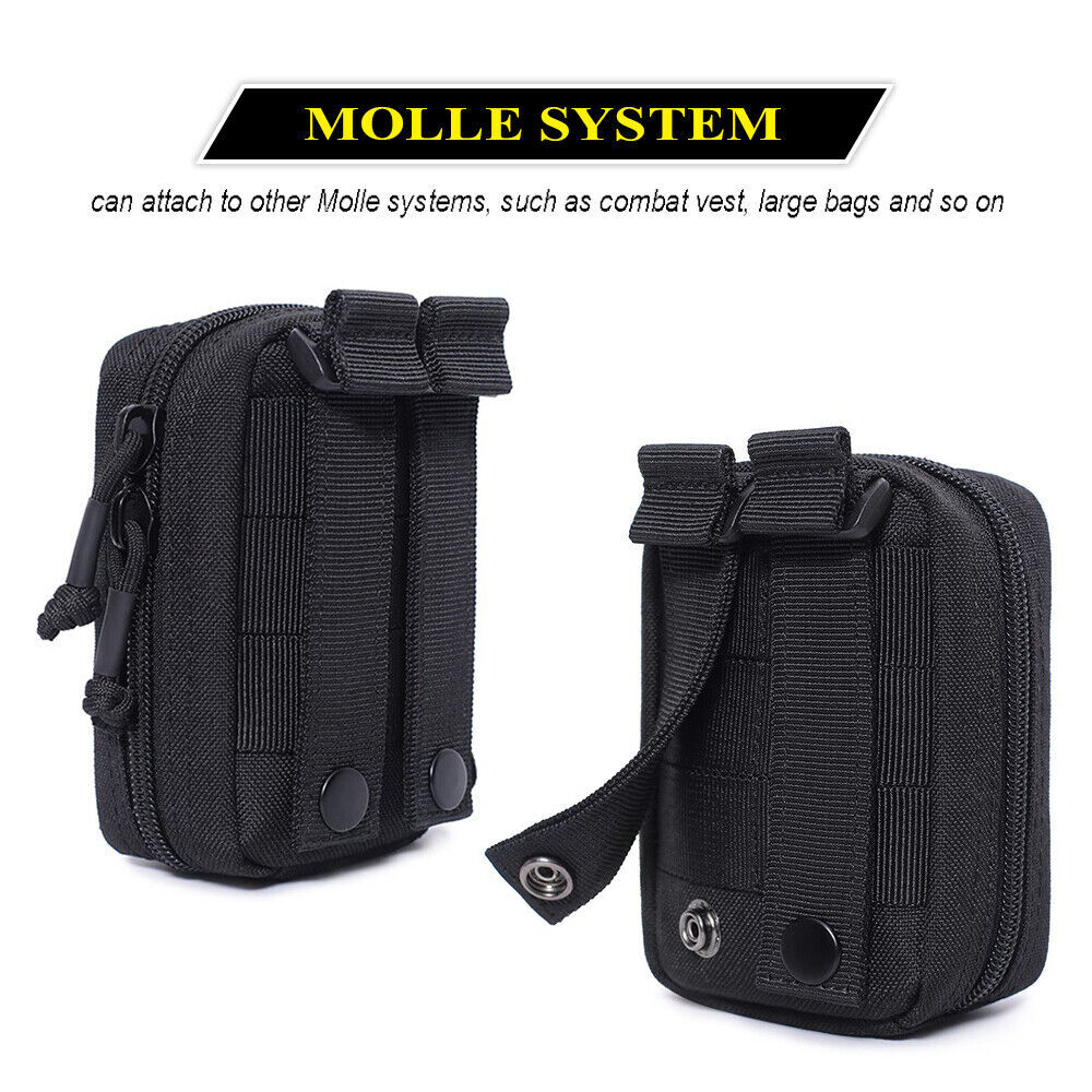 Tactical Small Admin Pouch Multi-Purpose Molle EDC EMT Utility Pouch Tool Pouch