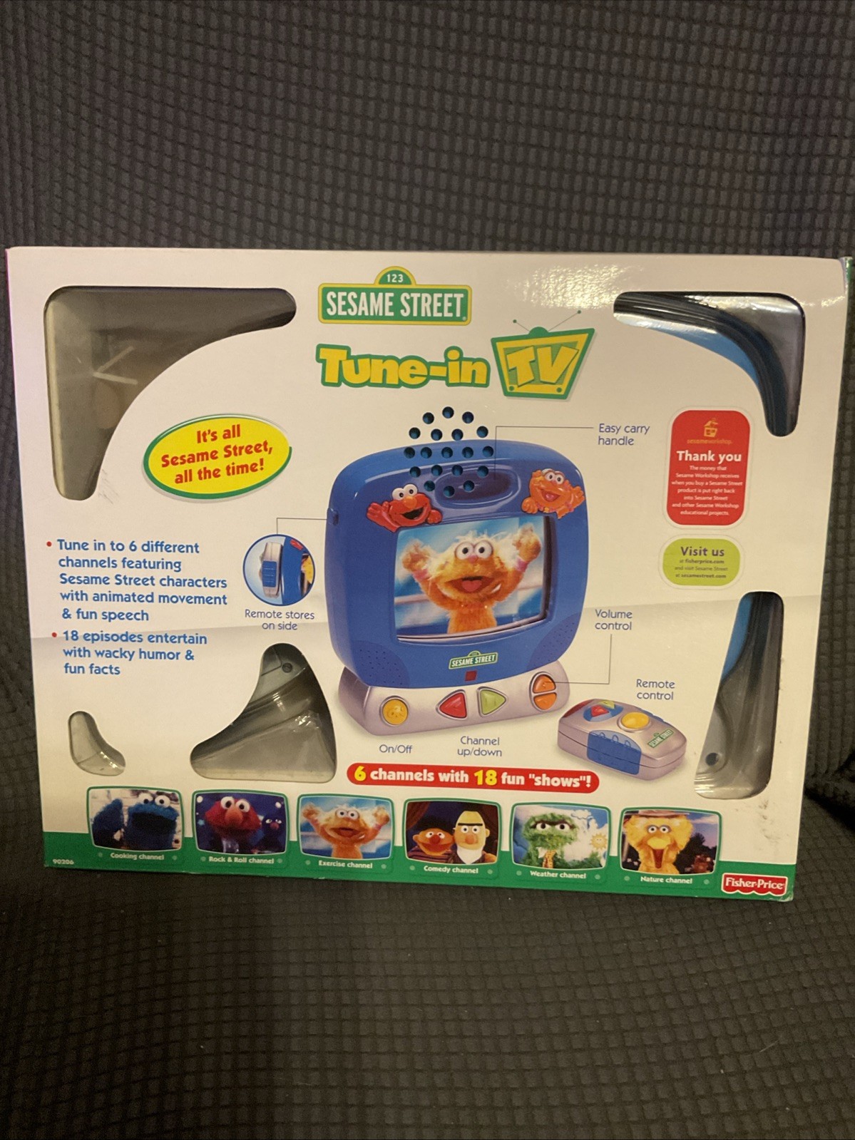 Sesame Street Elmo Tune in TV Toy Kids Electronic Learning Zoey TV NIB