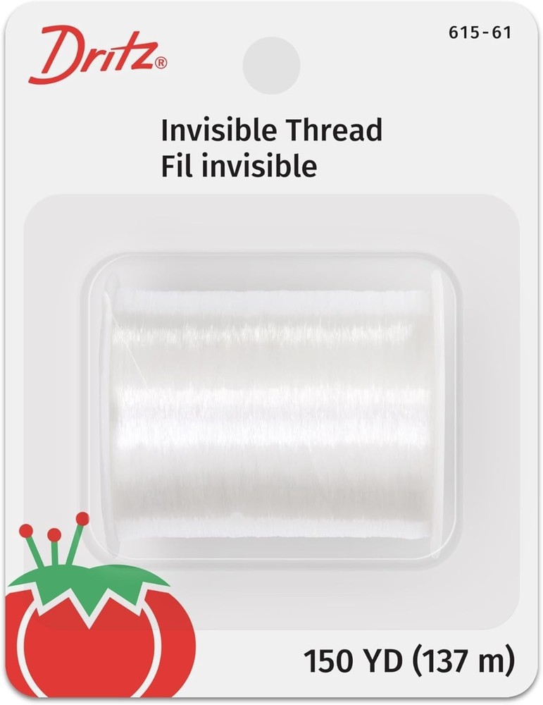 Invisible Thread, 150 Yards – Clear Thread Blends Seamlessly with Any Fabric ...