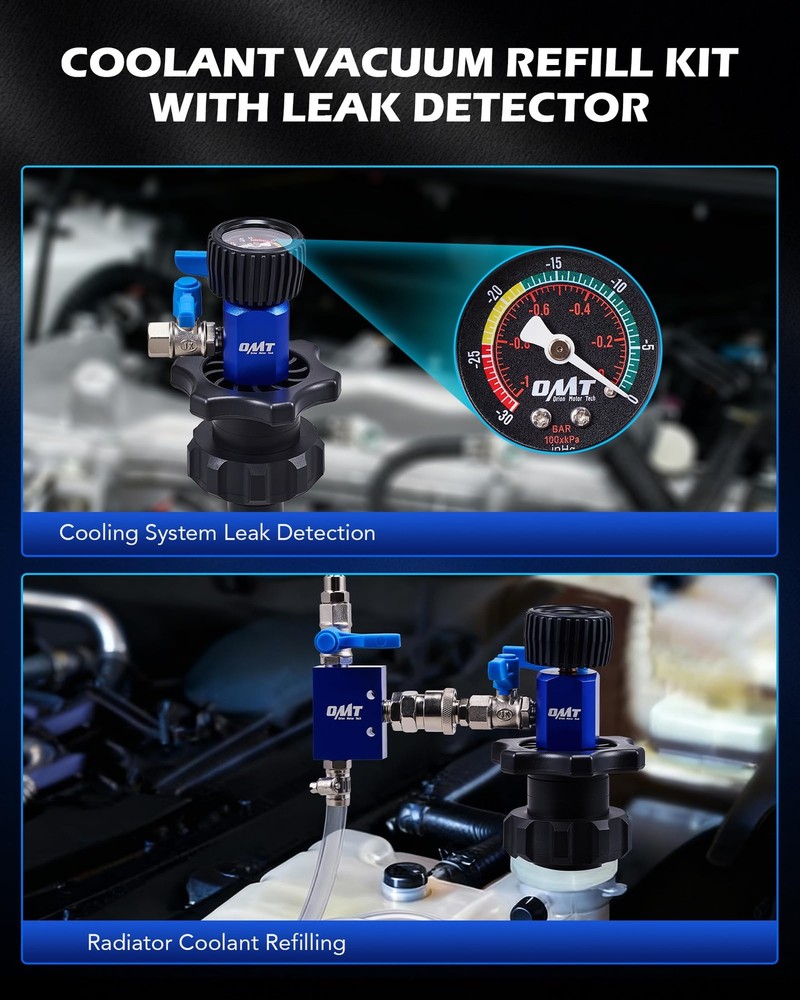 Orion Motor Tech Coolant Vacuum Refill Kit, Cooling System Fill Tool...