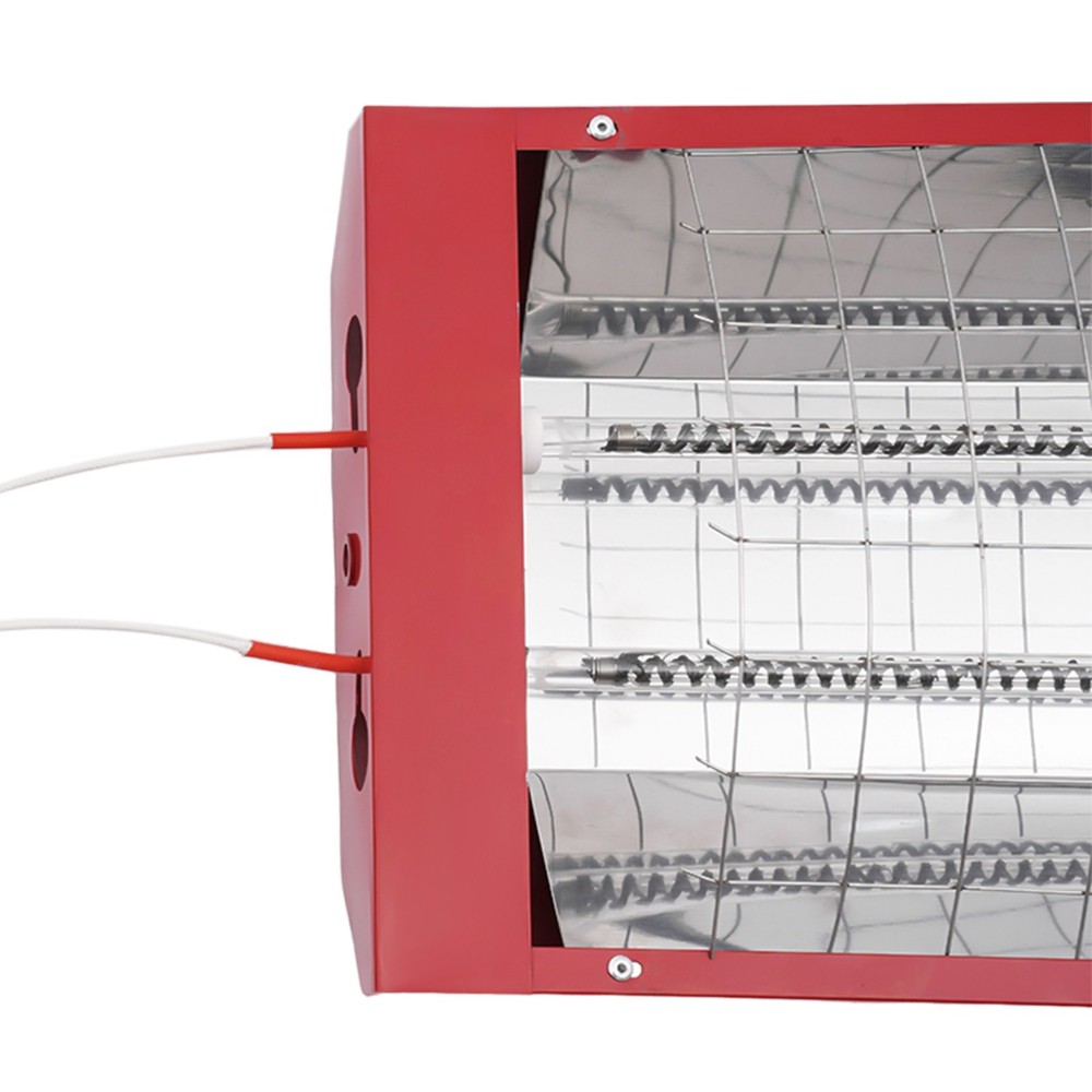 8 Pack 2000W Spray Baking Booth Infrared Paint Curing Light Heating Lamp Heaters